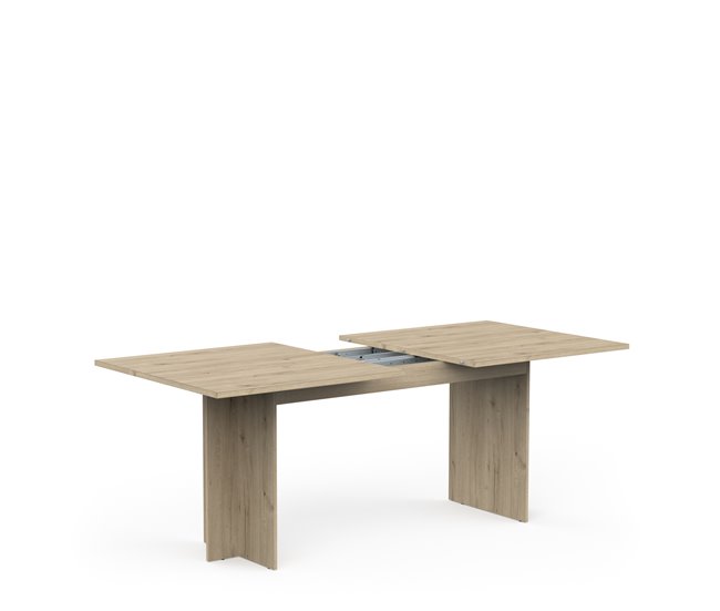 Mesa de Comedor extensible 160cm CLAP Roble
