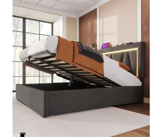 Canapés abatibles Gris