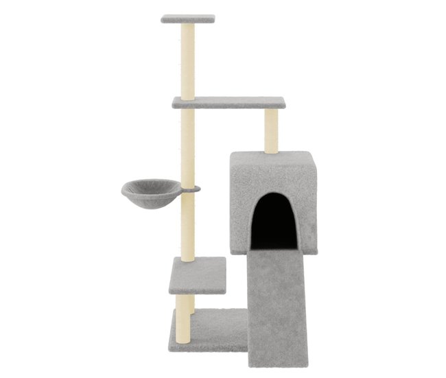 Árbol Para Gatos Gris