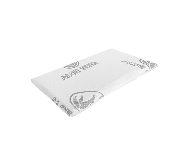 Acomoda Textil – Almohada de Cuna Viscoelástica Desenfundable. Blanco