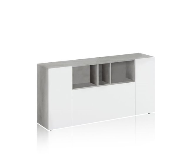 Aparador Coup 150 Blanco/ Gris