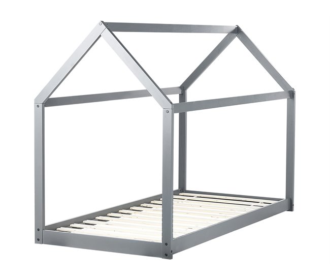 Beliani Cama infantil Madera de pino TOSSE 98x200 Blanco