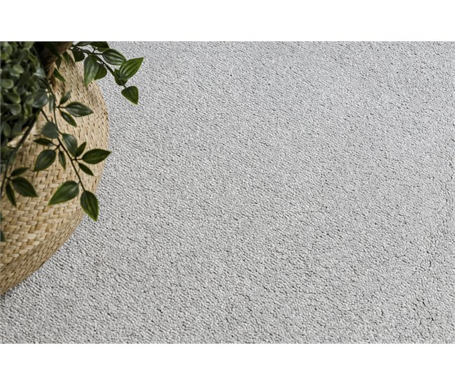 Alfombra CASHMERE círculo llanura 133x133 Plateado