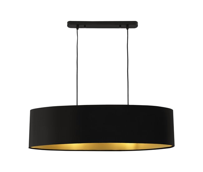 Lámpara Colgante Moderna de Diseño 2x E27 [lux.pro] Negro