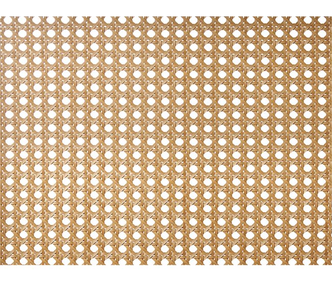 Beliani Cama con somier Madera de caucho BOUSSICOURT Marron