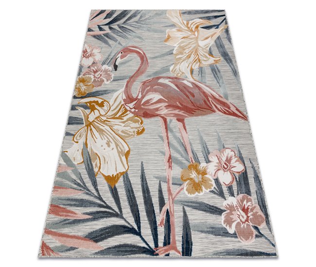 Alfombra Estructural BOTANIC 65263 flamenco 176x270 Multicolor