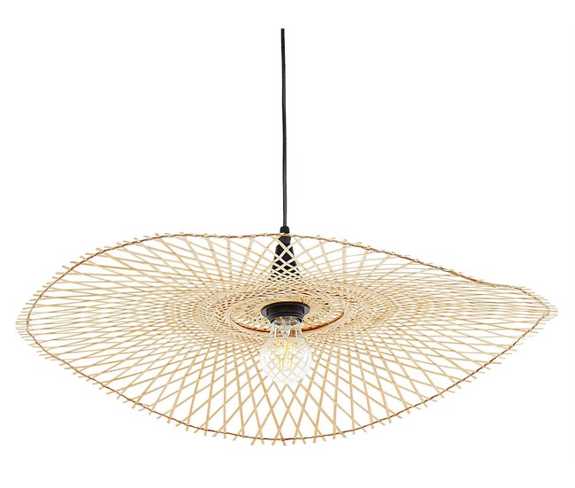 Beliani Lámpara colgante FLOYD Marron