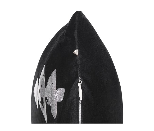 Beliani Cojín decorativo CUPID 45x45 Negro
