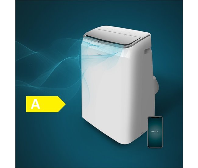 Aire acondicionado portátil ForceClima 14800 Soundless Heating Connected Cecotec Blanco