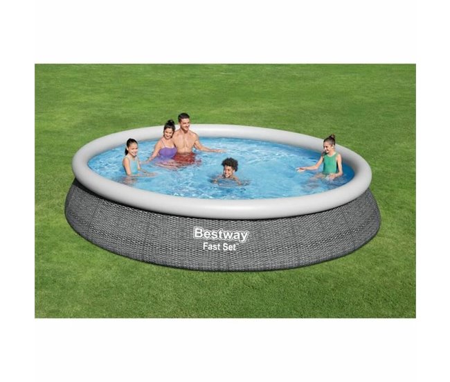 Piscina Hinchable Gris
