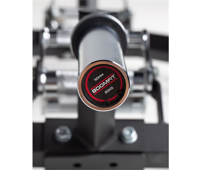 Barra Olímpica Hexagonal Trap Bar - BOOMFIT Negro