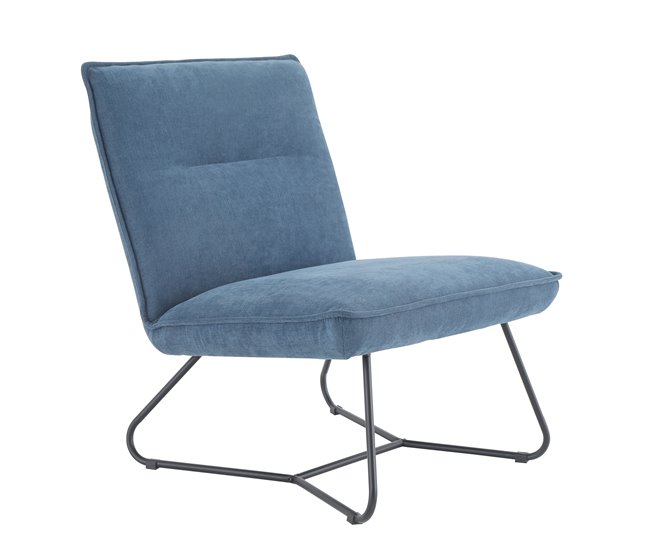 Sillón decorativo LEO Azul