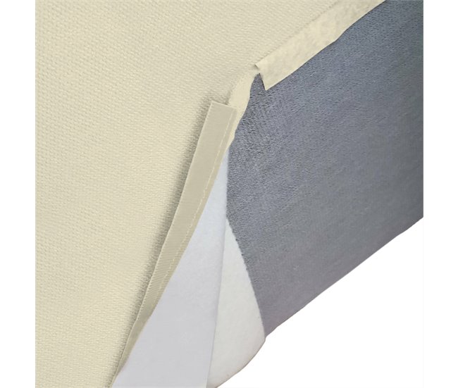 Sofá fijo con península en madera Dmaiol Beige