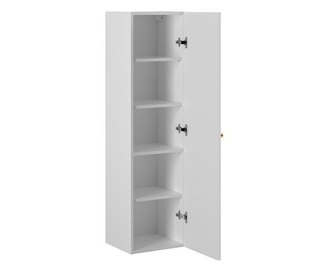 Conjunto de muebles con doble lavabo y columna Lexa 120 Blanco