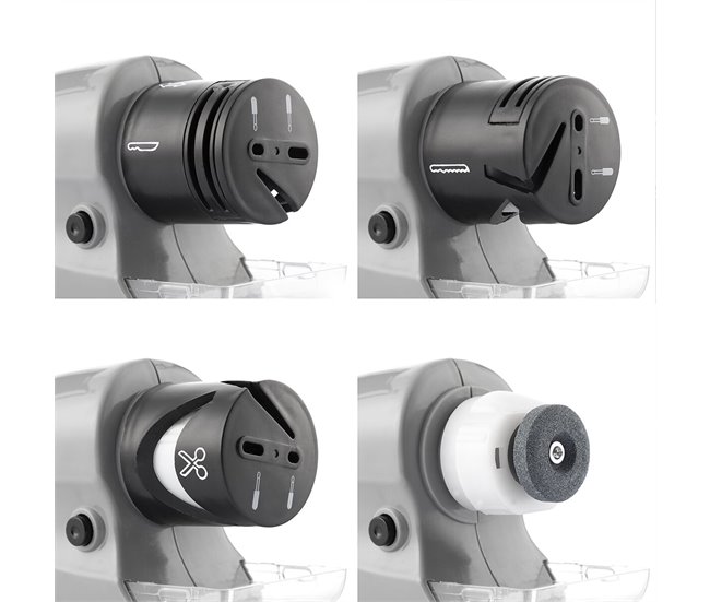 Afilador Eléctrico Mulitusos 6 en 1 Gris