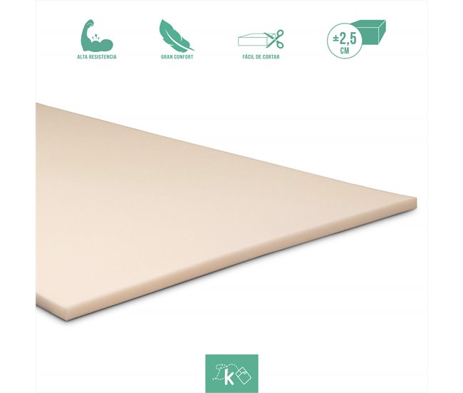 Goma Espuma Poliuretáno para Tapizar Densidad 26kg/m3 
