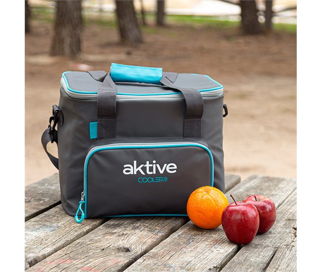Aktive Bolsa térmica 20 litros de alto rendimiento Gris Azul