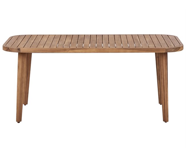 Beliani Conjunto de comedor PARAGGI Madera Clara