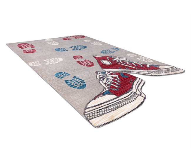 Alfombra infl TOYS 75325 Entrenadores para niños moderno Gris