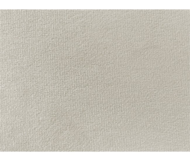Beliani Cama con almacenaje Terciopelo VINCENNES 147x214 Blanco/ Beige