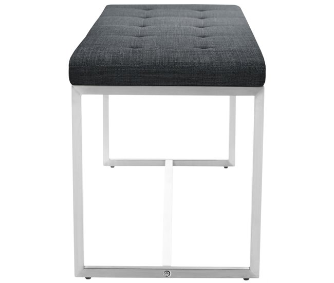 Banco - Barci - Tela 100x40 Gris Oscuro