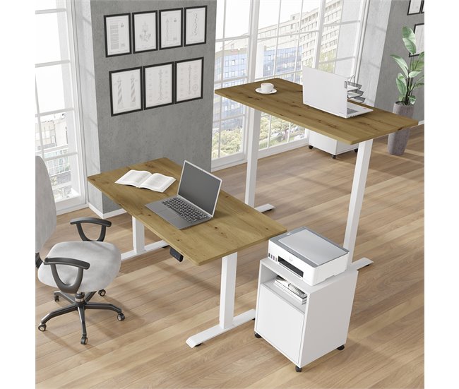 Escritorio eléctrico Ergo 140x70 Madera