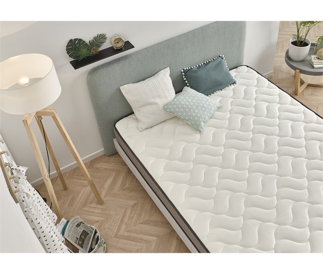 Colchón Luxury Bio Relax viscoelástica núcleo HR de alta densidad 