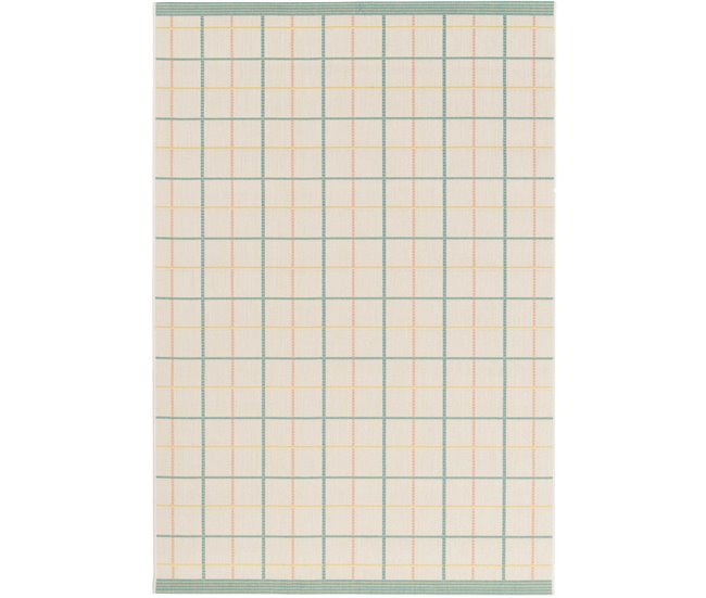 Alfombra geométrica con relieve de interior/exterior MANILA - ATTICGO 120x170 Multicolor