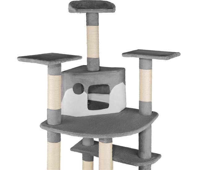 rascador para gatos Gris