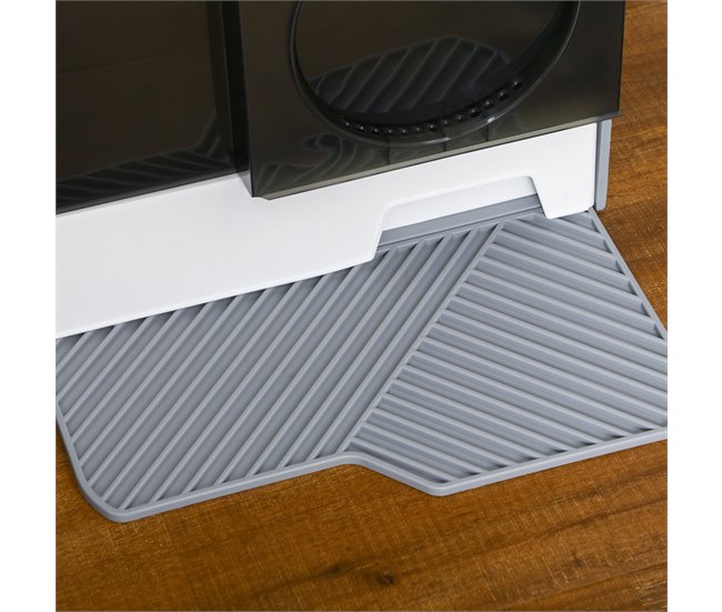 Arenero para Gatos PP, ABS PawHut Gris