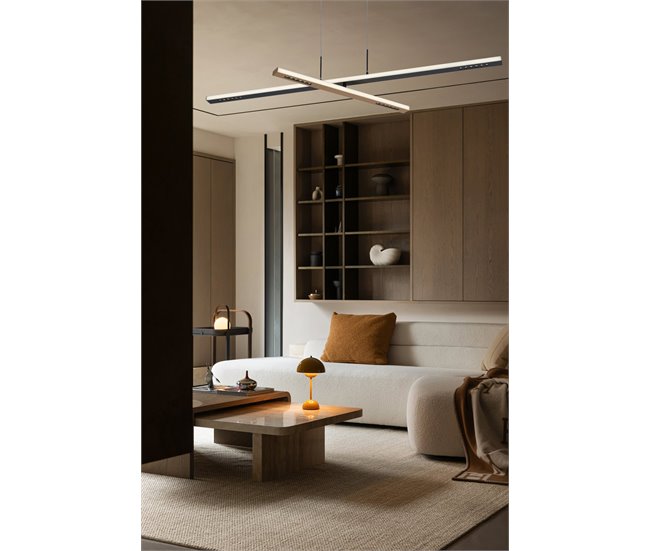 Lampara techo AZUSA marca CONFORAMA Negro