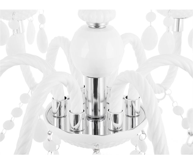 Beliani Lámpara colgante KALANG Blanco