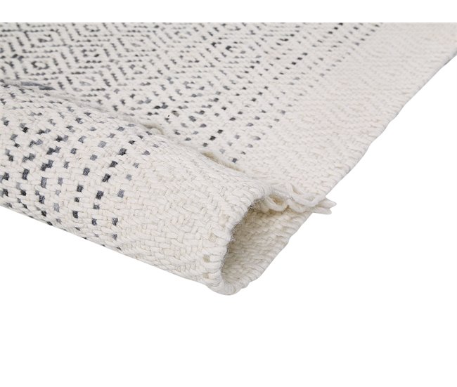 Beliani Alfombra de pelo corto OMERLI 80x150 Blanco
