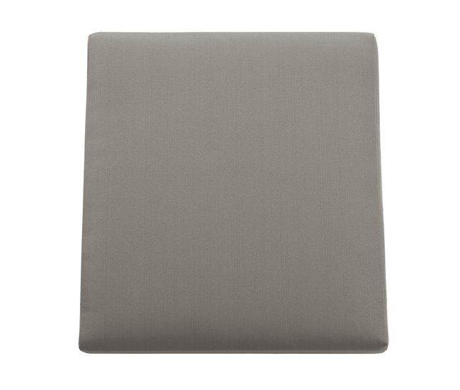 Beliani Banco Aluminio SALERNO 142x70 Gris