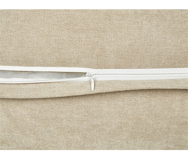 Beliani Cojín decorativo LAPSANA Beige