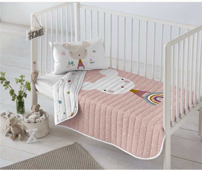 COLCHA BOUTI REVERSIBLE SUSANITA ROSA Multicolor