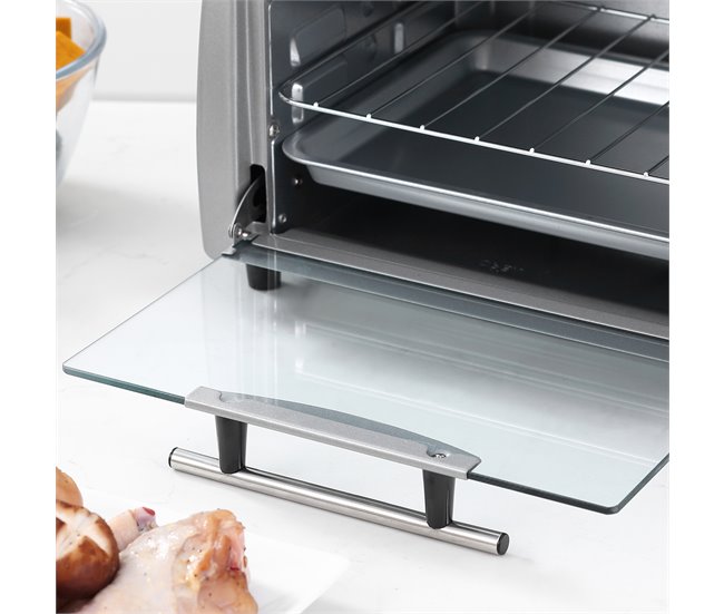 Horno Eléctrico Sobremesa Gris