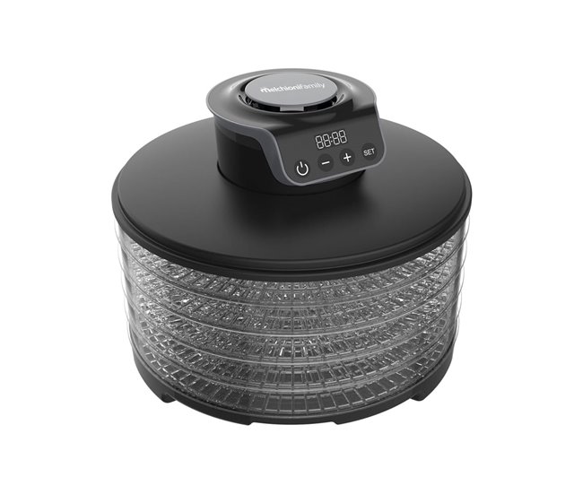 Deshidratador Alimentos 250W, 5 Bandejas Ajustables, Tower Negro