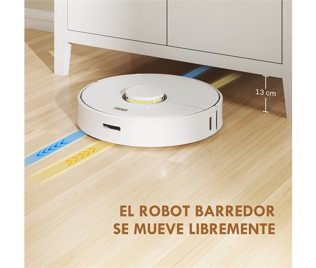 Aparador de Salón Melamina de Madera HOMCOM Blanco