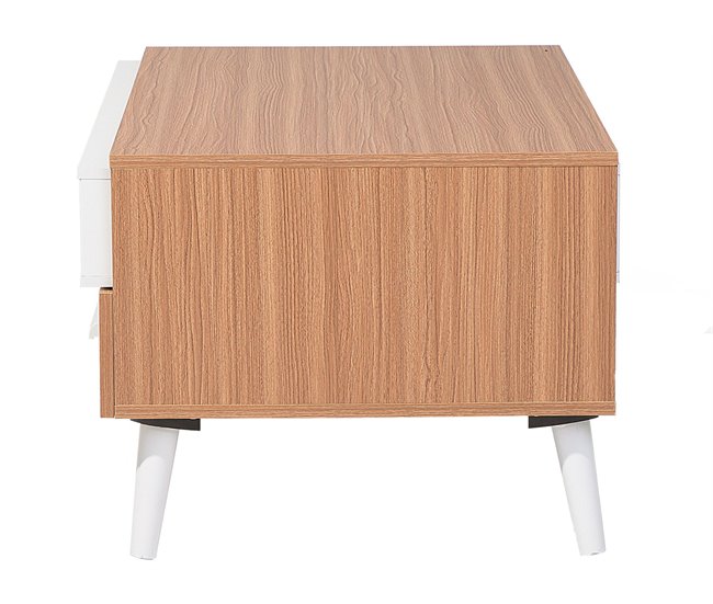 Beliani Mesa de centro ALLOA 60x100 Marron