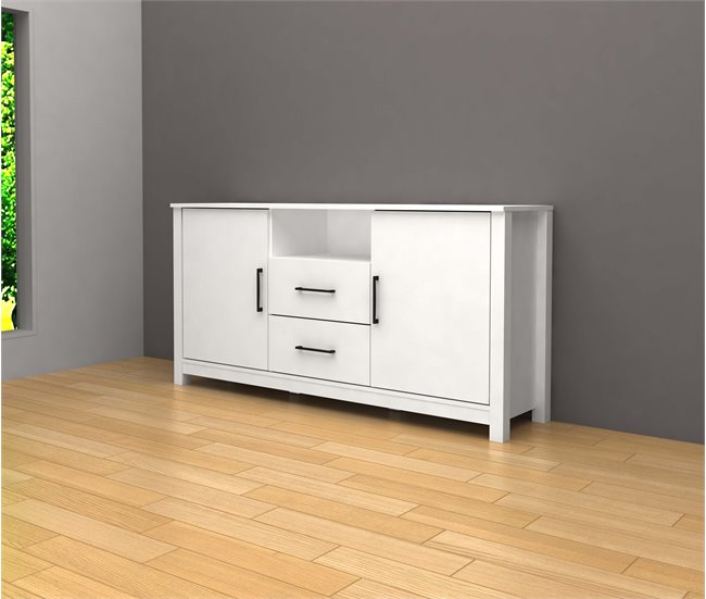 Aparador 2 Puertas DN. Muebles Salon o Comedor 159 Blanco