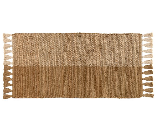 Alfombra yute/algodón Natural