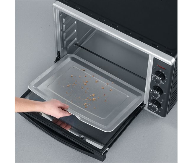 Horno tostador con convección de 42 L SEVERIN TO 2058, 1800 W Negro