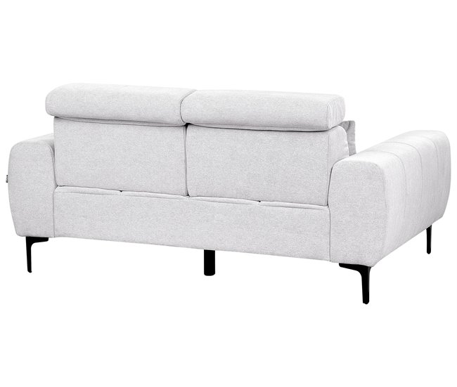 Beliani Sofá de 2 plazas Poliéster VEGAMO Beige