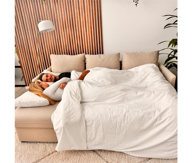 BUDWING Orlando Sofá Cama Beige