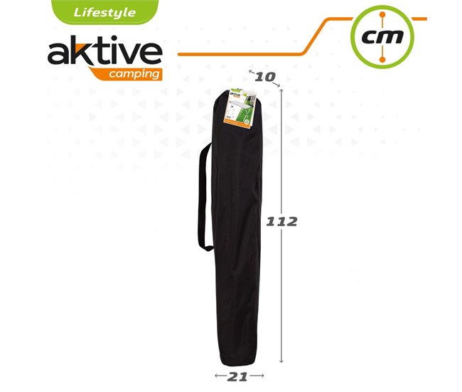 Mesa plegable aluminio para camping Aktive Camping Gris