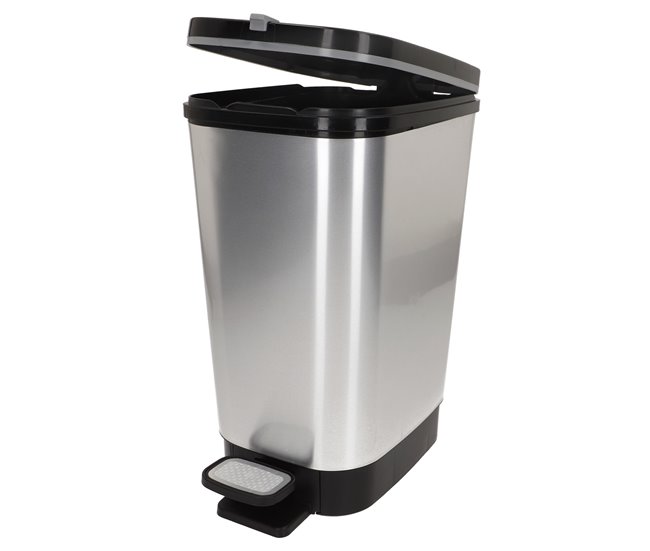 Curver Cubo de basura con pedal Chic Bin 50-60L Gris