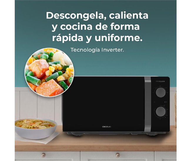Cecotec Microondas inverter Proclean 2010 Inverter Negro