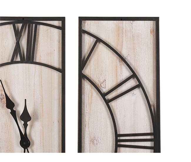 Beliani Reloj de pared COATLAN Marron