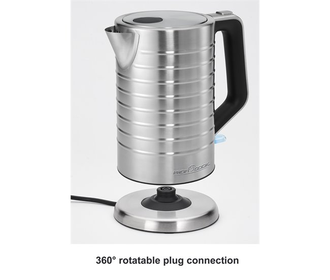 Hervidor de Agua Eléctrico Proficook WKS1119 Plateado